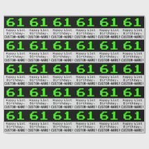 Aniversário de 61ruas - Estilo Nerdy / Geeky "61" 