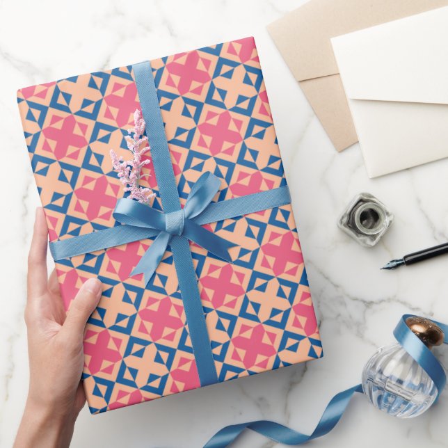 Papel De Presente Aniversário de Adolescente Chic Contemporâneo Ousa (Presentear)