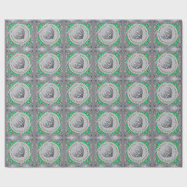 Papel De Presente Aniversário de Casamento do Platinum de 20 Emerald