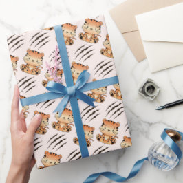 Papel De Presente Aniversário de criança de cratagem de cratagem do 