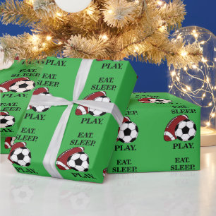 Papel De Presente Aniversário de Futebol Esportes