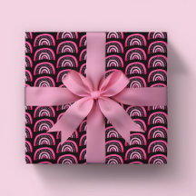 Aniversário de meninas rosa arco-íris preto