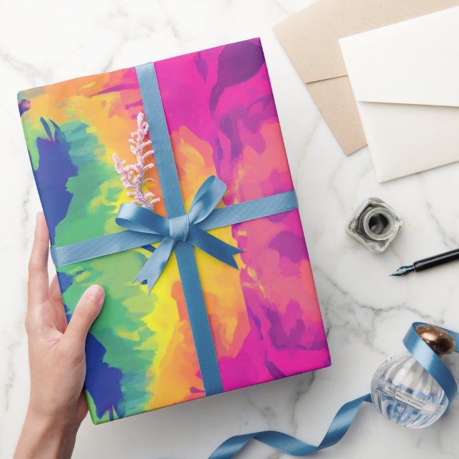 Papel De Presente Aniversário de Namorada do Presente do Chic Love (Presentear)