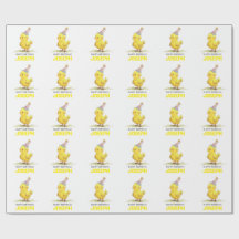 Aniversário de papel personalizado de enrolamento 