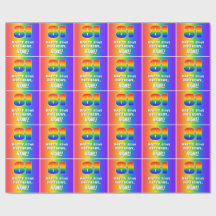 Aniversário do 81rua: Padrão Arco-Íris Colorido e