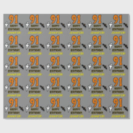 Papel De Presente Aniversário do 91rua: Tema de Halloween assustador