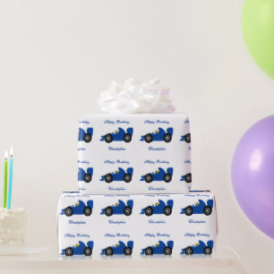 Papel De Presente Aniversário do carro de competência