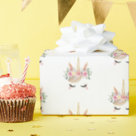 Papel De Presente Aniversário do Corpo de Unicórnio Magnético