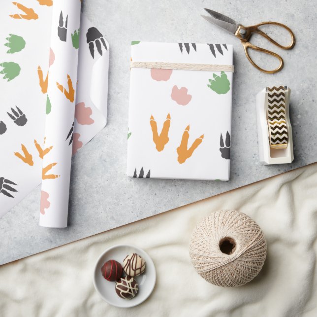 Papel De Presente aniversário do Dinossauro (Artesanato)