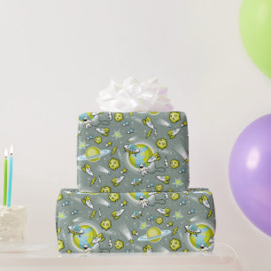Papel De Presente Aniversário do Explorador Espacial