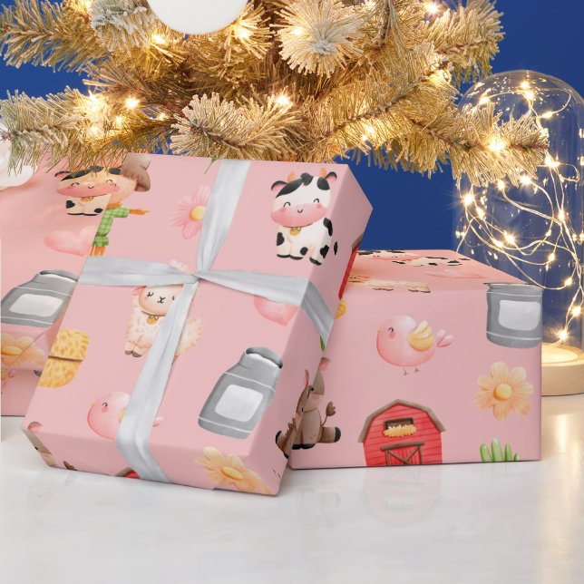 Papel De Presente Aniversário dos Animais da Exploração (Feriados)