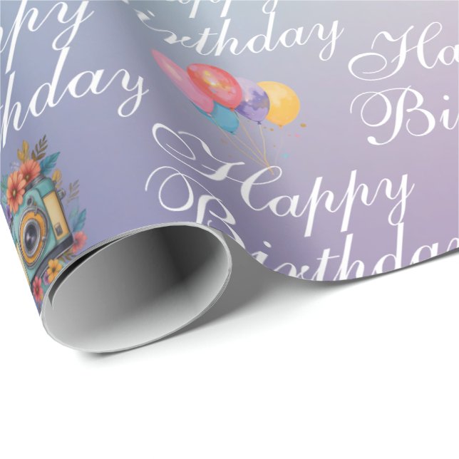Papel De Presente Aniversário dos Cameramen  (Ponta do rolo)
