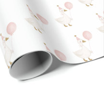 Aniversário Infantil Minimalista Rosa Silly Goose