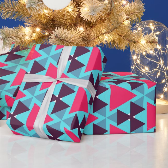 Papel De Presente Aniversário Inicial do Adolescente Moderno Premium (Feriados)