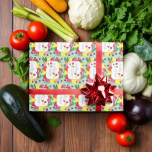 Papel De Presente Aniversário no Mercado de Produtores Local