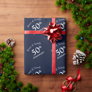 Papel De Presente Aniversário personalizado elegante e sofisticado a