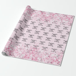 Papel De Presente Aniversário - pink-glitname