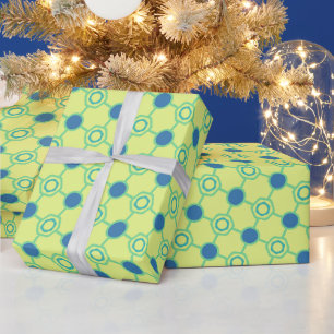 Papel De Presente Aniversário Único do Pai Sazonal Romântico Chic