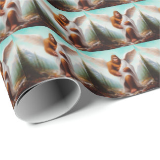 Papel De Presente Anjo Bigfoot