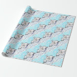 Papel De Presente Anjo Maltês<br><div class="desc">Lindos produtos de cachorro malteses</div>