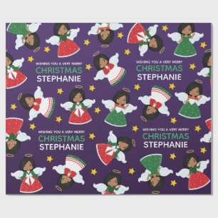 Papel De Presente Anjo Multicultural