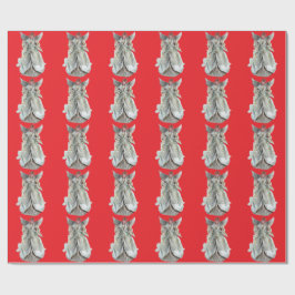 Papel De Presente Anjo Red Wraping Paper