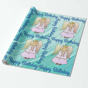 Papel De Presente Anjo Wraping Paper