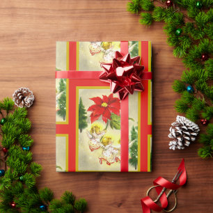 Papel De Presente Anjos Bebês Dançantes