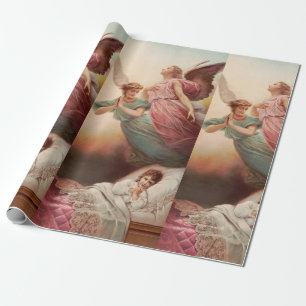 Papel De Presente Anjos da guarda com criança
