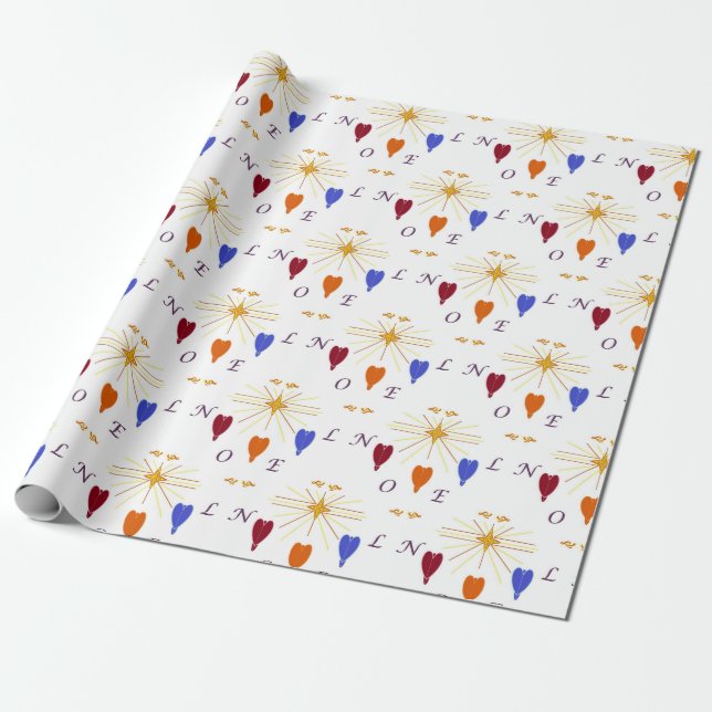 Papel De Presente Anjos de Natal no Star Noel (Desenrolado)