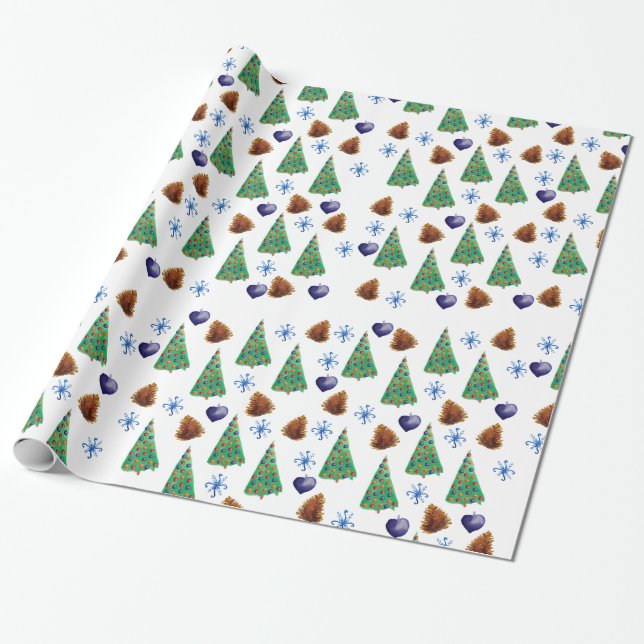 Papel De Presente Ano Novo, Feriados de Natal, Feriados de Presente (Desenrolado)