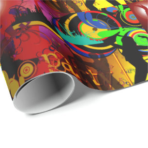 Papel De Presente Antecedentes Do Partido Neon Do Dance Club Com Dan
