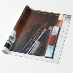 Papel De Presente Antigo carro