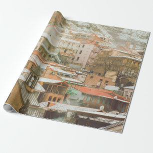 Papel De Presente Antigos edifícios históricos de Tbilisi. Viagem do