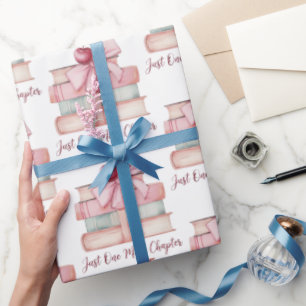 Papel De Presente Apenas Mais Um Capítulo – Amante de Livros de Aqua