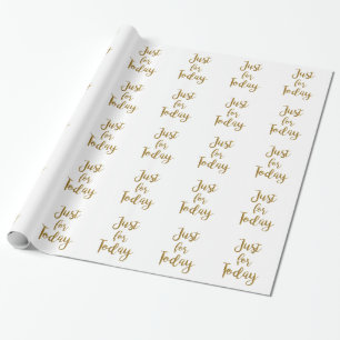 Papel De Presente Apenas para hoje, citação de recuperação AA A 