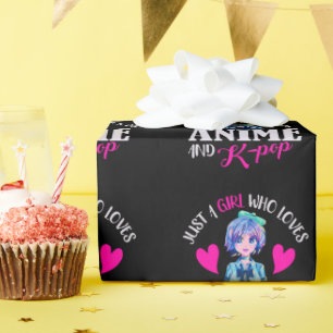 Papel De Presente Apenas uma garota que ama anime e Pop