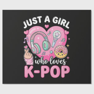 Papel De Presente Apenas Uma Garota Que Ama K-Pop