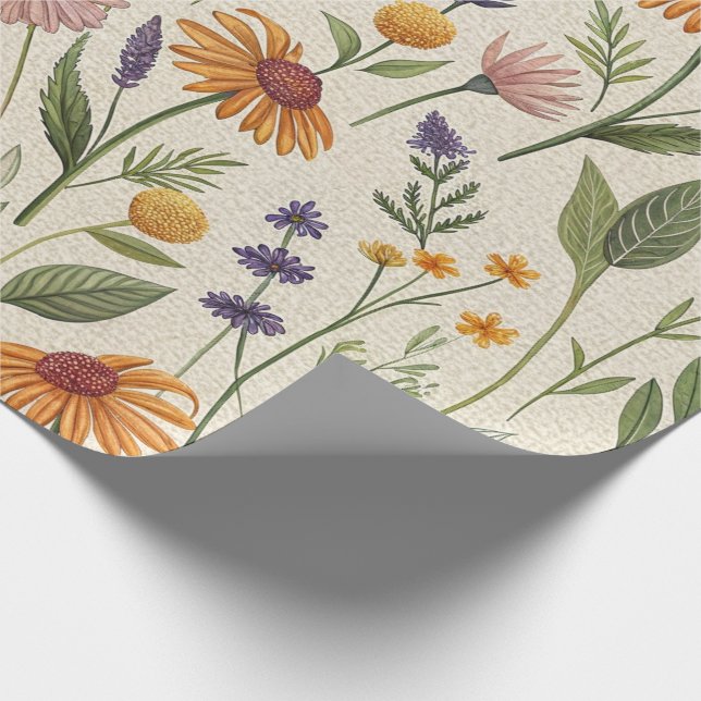 Papel De Presente Apothecary Field Herb Meadow Wrap (Ponta)