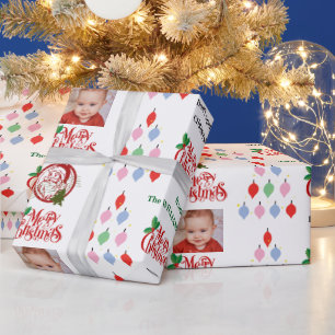 Papel De Presente Aprovados Papais noeis de pastel Feliz de Natal Pe
