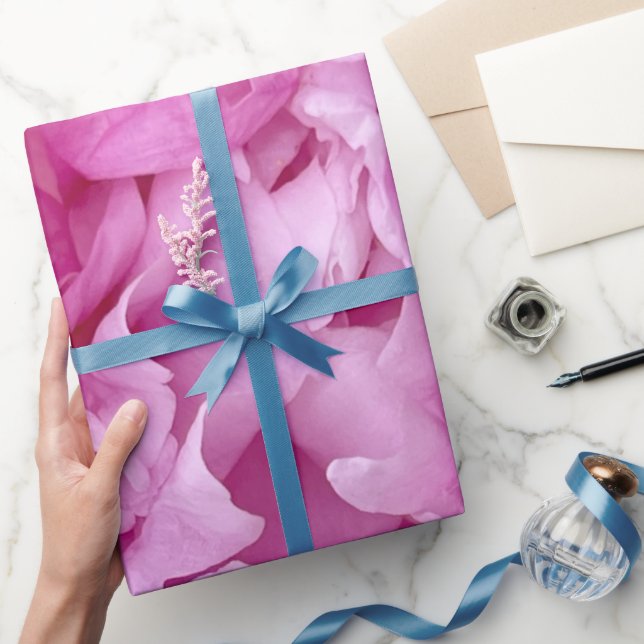 Papel De Presente Aproximação de peões cor-de-rosa (Presentear)