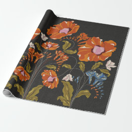 Papel De Presente Aproximação de Tintas de Parrotamento