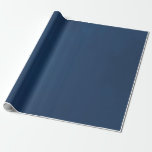 Papel De Presente Aquarela Azul Marinho<br><div class="desc">Papel de embrulho com lavagem de aquarela azul marinho.</div>