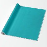 Papel De Presente Aquarela Turquesa<br><div class="desc">Papel de embrulho turquesa - lavagem de aquarela azul-esverdeada.</div>