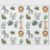 Aquarelas - Quarelas Adoráveis Bebês Safari