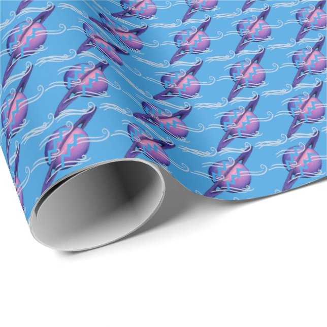 Papel De Presente Aquário (Ponta do rolo)