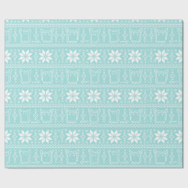 Papel De Presente Aquele Demônio da Neve Enrolá-Se