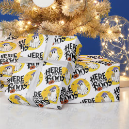 Papel De Presente Aqui para os Boos | Beba e coloque seu Spook em ci