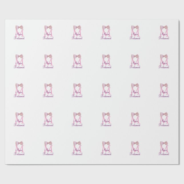 Papel De Presente arco cor-de-rosa - ponte moderna girassol (Aberto)