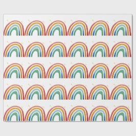 Papel De Presente Arco-íris Mágico